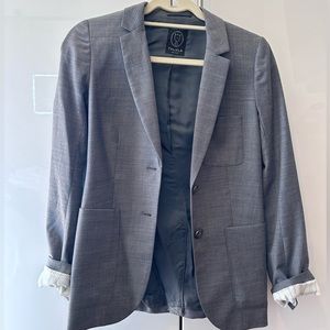 Unworn Talula charcoal gray blazer, size 0